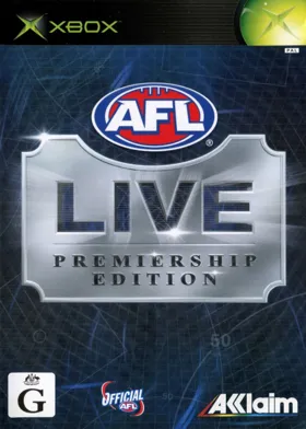 AFL Live Premiership Edition box cover front